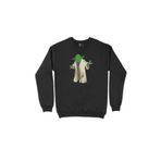 Cix Pelerinli Yoda Star Wars Siyah Erkek Sweatshirt