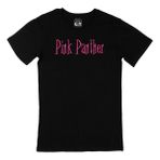 Cix Pembe Panter Yazılı Yuvarlak Yaka Siyah T-shirt