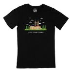 Cix Prag Baskılı Siyah Erkek T-shirt