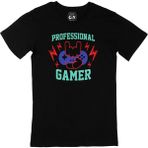 Cix Professional Gamer Baskılı Siyah Erkek T-shirt