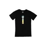 Cix Rick And Morty Ters Baskılı Siyah Erkek T-shirt