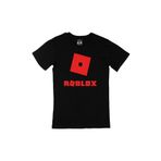 Cix Roblox Logolu Baskılı Siyah Erkek T-shirt