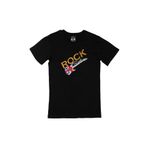Cix Rock Radio Gitar Baskılı Siyah Erkek T-shirt
