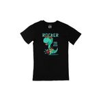 Cix Rocker Dinozor Baskılı Siyah Erkek T-shirt