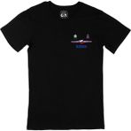 Cix Rusya Euro 2020 Cep Logo Tasarımlı Siyah T-shirt