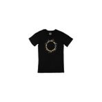 Cix Seyahat Çemberi Baskılı Siyah Erkek T-shirt