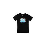 Cix Seyahat Haritası Baskılı Siyah Erkek T-shirt