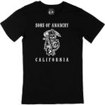 Cix Sons Of Anarchy California Siyah Tişört - 5XL