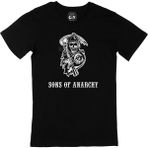 Cix Sons Of Anarchy Siyah Tişört - 3XL