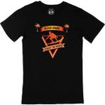 Cix Sörf Aloha Hawaii Siyah Erkek T-shirt