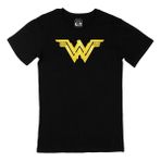 Cix The Wonder Woman Siyah Erkek T-shirt