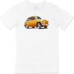 Cix Turuncu Tosbağa Tişört - Beyaz