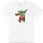 Cix Uçan Yoda Beyaz Renkli Erkek T-shirt