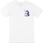 Cix Uykucu Penguen Beyaz Erkek T-shirt