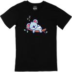 Cix Uyuyan Kedi Siyah T-shirt