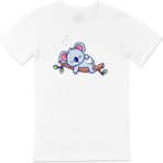 Cix Uyuyan Koala Beyaz T-shirt