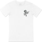 Cix Vikings Kılınç ve Balta Cep Logo Tasarımlı Beyaz Erkek T-shirt