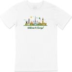 Cix Welcome To Europe Tişört - 5XL - Beyaz