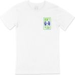 Cix Yeşil Don't Quit The Game Cep Logo Tasarımlı Beyaz Erkek T-shirt