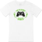 Cix Yeşil Ultimate Gamer Beyaz T-shirt