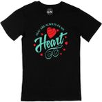 Cix Yeşil You Are Always In My Heart Siyah T-shirt