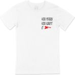Cix You Know You Want It Cep Logo Tasarımlı Beyaz T-shirt