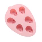 CIYODO 6 Delikli 3d Tavşan Kalıbı Kurabiye Puding Için Silikon Pişirme Kalıbı