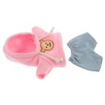 CIYODO Ayarlamak Peluş Oyuncak Ayı Oyuncak Bebek Giysileri Kapüşonlu Peluş Kazaklar Küçük Doldurulmuş Hayvan Kıyafetleri Bebek Eşofmanı Doldurulmuş Hayvan Giysileri Peluş Ayı Giyim Bez