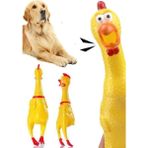 Ciyu Ticaret Çığlık Atan Ördek Kedi Köpek Oyuncağı Orta Boy - Sarı