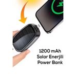 CİYU TİCARET Güneş enerjili power bank solar enerjili power bank taşınabilir kesintisiz şarj