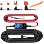 Çizgi Kamı Hardwire Kiti Mini USB Sabit Tel Kiti Sigorta için Dash Cam, Plozoe 12V-30V - 5V Araba Dashboard Kamera Şarj Cihazı Güç Kablosu, Hediye 4 Sigorta Musluk Kablosu ve Kurulum Aracı 11.5ft