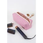 Çizgi Pembe Dyson Airwrap ve Tüm Saç Şekillendiriniz Için Xl Boy Çanta Seyahat Çantası Pembe