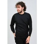 Çizgi Triko 42554224 Siyah Erkek Kazak
