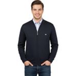 Çizgi Triko Erkek Hakim Yaka Astarlı Triko Mont Fermuarl 4200T BGL-ST05020 - XL - Lacivert