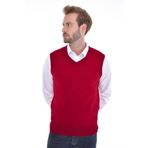 Çizgi Triko Erkek V Yaka Bordo Süveter Angora Tavşan Yünlü Regular Kalıp