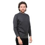 Çizgi Triko Yarım Balıkçı Yaka Desenli Kazak, M, 80425202164220, M.LACİVERT, Erkek