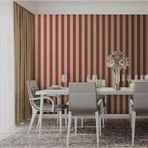 Çizgili Duvar Kağıdı | ALFA, 3704-9, Kırmızı / 1.06x15.6 m - 16.5 m², CERTIFIATIONS: CE, Fire Retardant, ISO 9001, ISO 10002, OHSAS 18001, ISO 14001, IGI Membership
