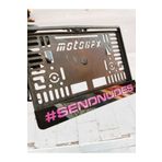 ÇİZİKDEKOR Motor Plakalık " Sendnudes ''takmatik Lazer Kesim Pleksi ( 1 Adet )
