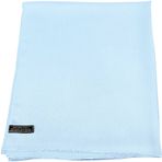 CJ Apparel Bayan tek renkli tasarım Nepal Pashmina şal, Açık mavi, Ölçü Birimi
