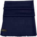 CJ Apparel Deniz mavisi tek renkli tasarım püsküllü şal ikinci seçenek püsküllü şal Wrap Stola Pashmina YENİ