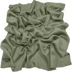 CJ Apparel Düz Renk Tasarım Nepal Saçak Şal Eşarp Wrap Atmak Baş Sarma Yüz Kapağı Pashmina YENİ Çaldı, Defne Yeşili, Tek Beden