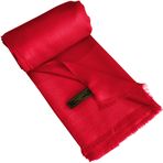 CJ Apparel Düz Renk Tasarım Nepal Saçak Şal Saniye Eşarp Atmak Baş Sarma Yüz Kapağı Pashmina YENİ, kırmızı, One Size