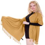 CJ Apparel Düz Renk Tasarım Nepal Şal Eşarp Wrap Atmak Baş Wrap Yüz Kapak Pashmina YENİ Çaldı, Kabak Portakal, Tek Beden