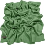 CJ Apparel Düz Renk Tasarım Saçak Şal Eşarp Wrap Atmak Baş Wrap Yüz Kapağı Pashmina YENİ Çaldı, Orman yeşili, Tek Beden