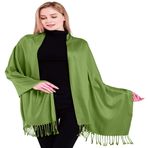 CJ Apparel Düz Renk Tasarım Şal Saniye Eşarp Şal Atmak Baş Sarma Yüz Kapağı Pashmina YENİ Çaldı, Yeşil, Tek Beden