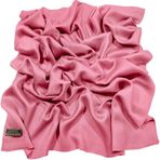CJ Apparel Normal boya tasarım Nepal püsküllü şal Pashmina şal Stola atışı YENİ, Rosa Rosa, Ölçü Birimi