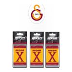Ck Oto Bakım Dünyası Areon Galatasaray Renkleri Vanilla Bubble Oto Araç Kokusu Üçlü Set