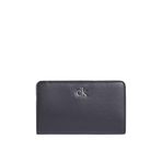 Ck Re-Lock Medium Bifold Siyah Kadın Cüzdan
