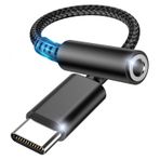 CKCN USB C - 3,5 mm Jak, USB C Aux Adaptör Kulaklık Jakı Ses Adaptörü, Ses Adaptörü USB C'den Aux Dongle Kablo Kablo Samsung Galaxy S21/S20/Note20, MacBook Pro, Huawei için