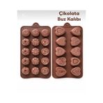 CKM 2 Adet Silikon Çikolata kalıbı